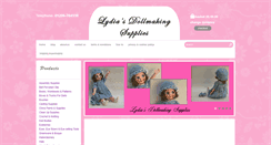Desktop Screenshot of lydiasdollmakingsupplies.com